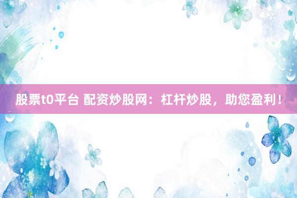 股票t0平台 配资炒股网：杠杆炒股，助您盈利！